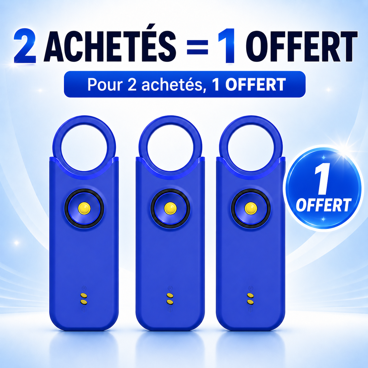 2 achetés = 1 offert